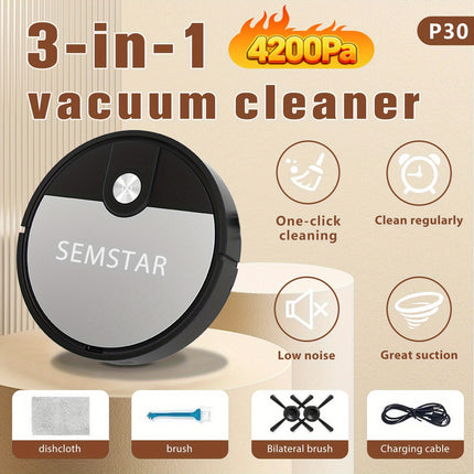 Robot Vacuum Cleaner Sweeping, Mopping, and Vacuuming, 4200 Pa Powerful Cleaning,