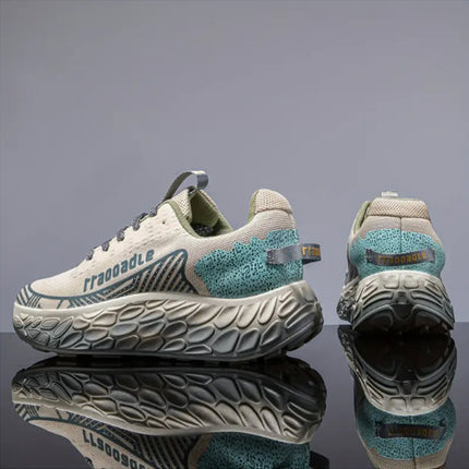 Men's New Style Sport Casual Shoes with Thick Soles for Heightening, Hiking Shoes That Are Ultra-light
