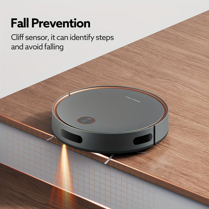 Self-Charging Robotic Vacuum Cleaner, 3in 1 Ultra-Slim Robotic Vacuum Cleaners for Hard Floors