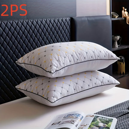1/2pcs Luxury Pillow  Soft, Ergonomic & Hypoallergenic for Side and Back Sleepers with Neck Support,