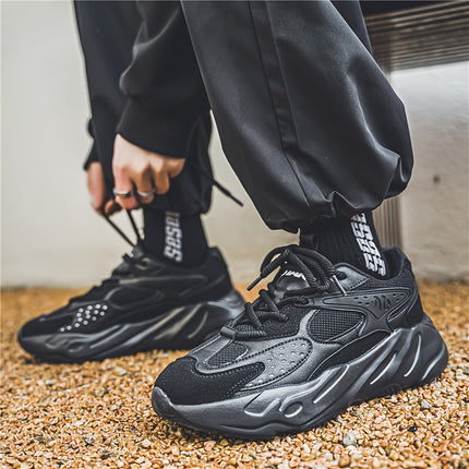 Men'S Breathable Mesh Sports Shoes  Stylish Low-Top Casual Sneakers with Lightweight Lace-Up Design,