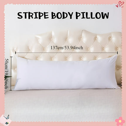 Single Pack, Adult Body Pillow, Breathable And Cool Strip Long Pillow,