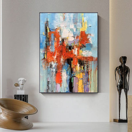 Handmade Oil Painting Canvas Wall Art Decoration Modern Abstract For Home Living Room Decor Entrance Niche Art Installation Rolled Frameless Unstretched Painting