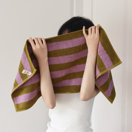 Mori Pinstripe Retro Style Cotton Towel