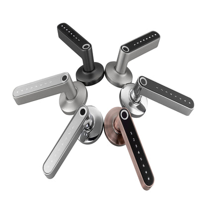 Electronic intelligent fingerprint combination lock