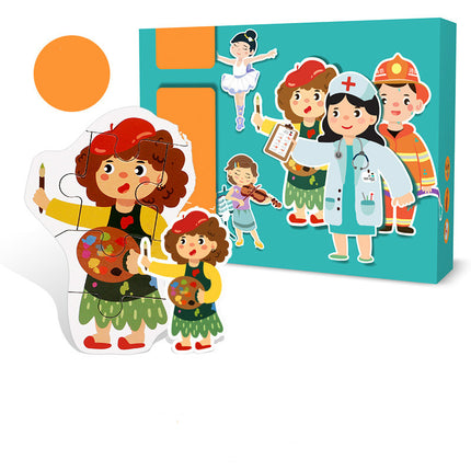 Wooden jigsaw puzzle