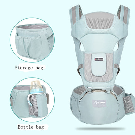 Baby sling waist stool front holding multi-function baby child seat stool four seasons universal babies artifact before and after dual-use