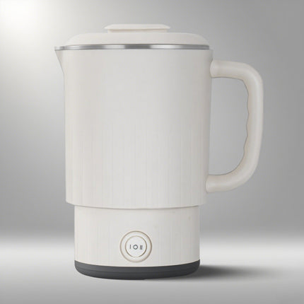 Portable Small Folding Kettle 304 Stainless Steel Electric Kettle Boiler, Plug Powered, 120V Operating Voltage