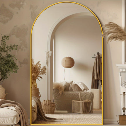Full Body Mirror With Stand Large Floor Standing Mirror,
