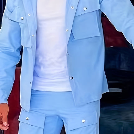 New European and American Cross-border Casual Sports Trendy Fashion Suit