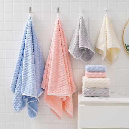 Coral Fleece Household Soft Absorbent Cloud Fleece Bath Towel