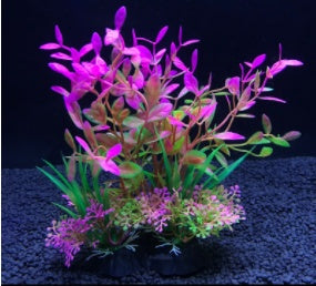Large and small fish tank landscaping
