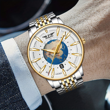 Men'S Automatic Watch - Business & Formal Watch with Stainless Steel Strap, Mechanical Movement,