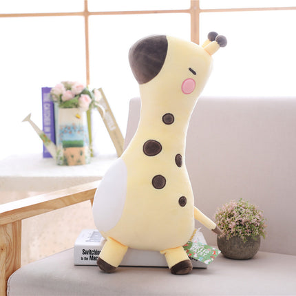 Girls sleep with Sika Deer toys animals.