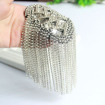 Fashion Dress Coat Fringed Epaulette Brooch