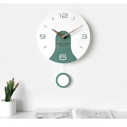 Retro pendulum wall clock