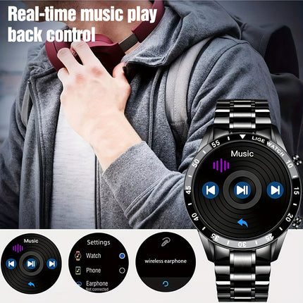 Smart Watch With Music Control Function/Call Information Prompt/Counting Calories.