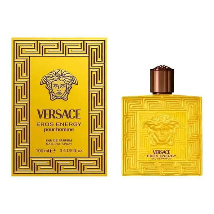 Versace Eros Energy Pour Homme Eau De Parfum – Citrus Aromatic Men's Cologne (Tester) – 3.4 oz