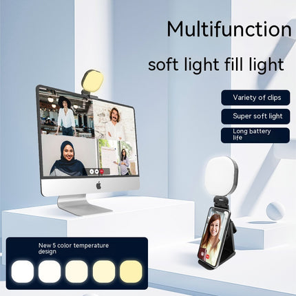 Pocket Portable Fill Light Desktop Beauty Mobile Phone Tofu Light