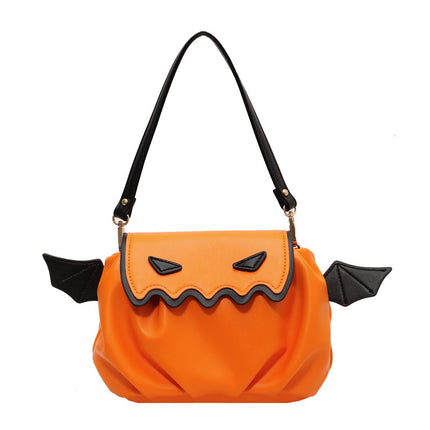 Funny Crossbody Bag Halloween Pumpkin Cartoon Shoulder Bags