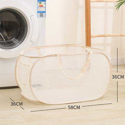 Upgraded Portable Laundry Folding Linen Large Hollow Toy Storage Household Basket