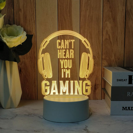 3Dd Small Night Lamp LED Light USB Light Luminous Ambience Light Bedroom