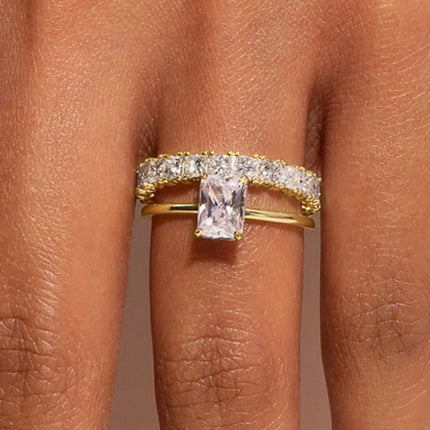 Fashionable Geometric Trendy Ring For Women