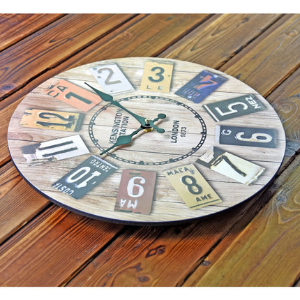 European retro wall clock