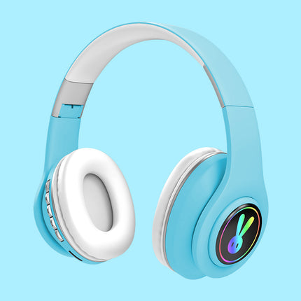 Head-mounted Macaron Color Stereo Wireless Headset
