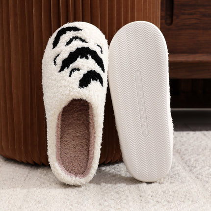 Funny Bat Slipper Halloween Pumpkin Flat Indoor House Shoes
