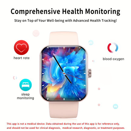 5.13cm Large Display Smartwatch for Both Genders