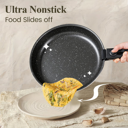 13pcs Kitchen Pots and Pans Set Nonstick, Cookware Sets with Detachable Handles,