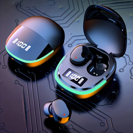 Wireless Earphones Headphones with LED Display Touch In-EarTWS Wireless
