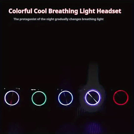 Wireless Comfortable In-Ear Foldable Luminous Headphones,