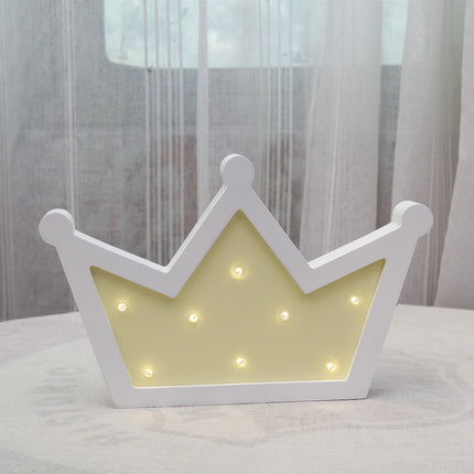 Nordic ins night light wall decoration crown light