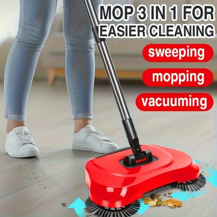 Multi-Room Hard Floor Cleaning System with Long Handle for Efficient Cleaning and Surface Maintenance