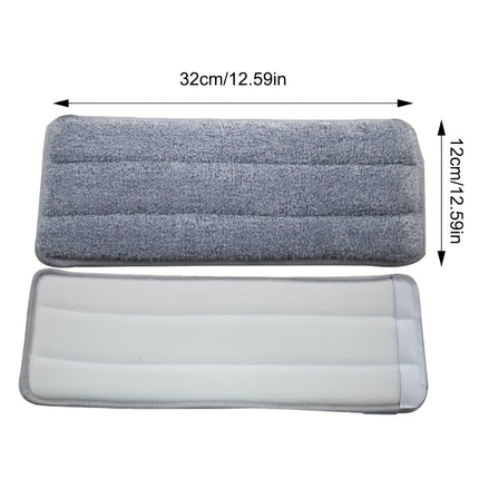 10pcs Ultra-Absorbent Microfiber Mop Heads - Reusable, Washable, and Lint-Free Cleaning Pads