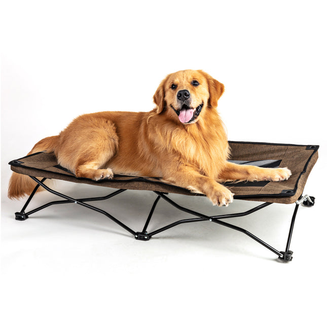 Double Layer Fabric Large Foldable Dog Bed