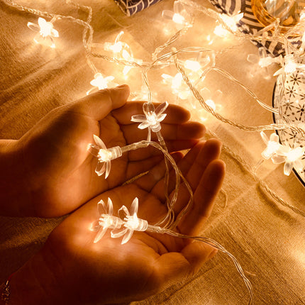 Sakura Small Colored Lights Flashing Light String Light Starry Room Bedroom Camping