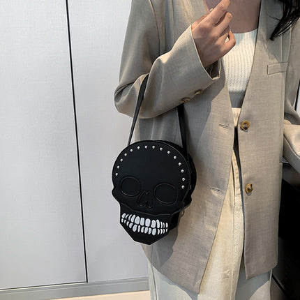 Halloween Skull Shoulder Bag Girls Funny Cute