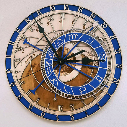 Twelve constellations big wall clock art clock