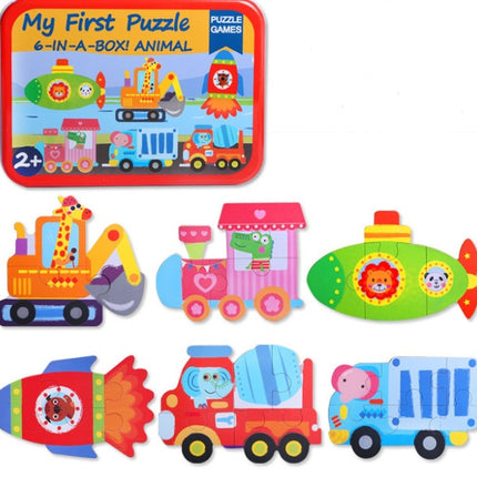 Children's wooden puzzle toys