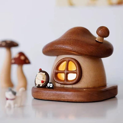 Mushroom-shaped Night Light For Home Use, Rechargeable LED Bedside Lamp