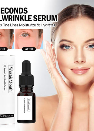 10 Seconds Anti-Wrinkle Serum, Hydrating Firming Skin Care Anti-wrinkle Serum