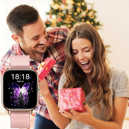 Full Touch Screen Smart Watch for Men & Women, Wireless Bluetooth Calling, 100+ Sports Modes,