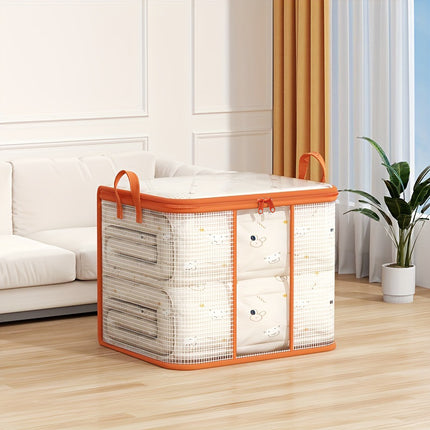 1pc Large Capacity Foldable Clothes & Quilt Storage Organizer,