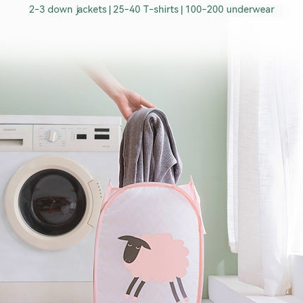 Cartoon Laundry Basket Large Laundry Basket Storage Basket Foldable Dirty Clothes