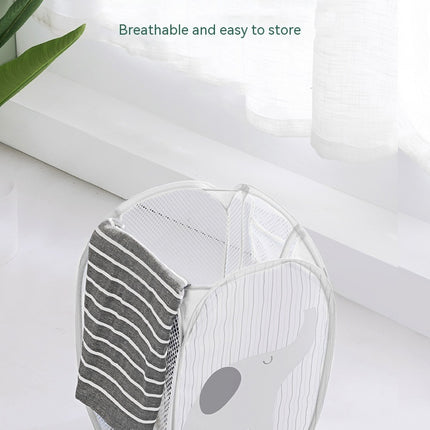 Cartoon Laundry Basket Large Laundry Basket Storage Basket Foldable Dirty Clothes