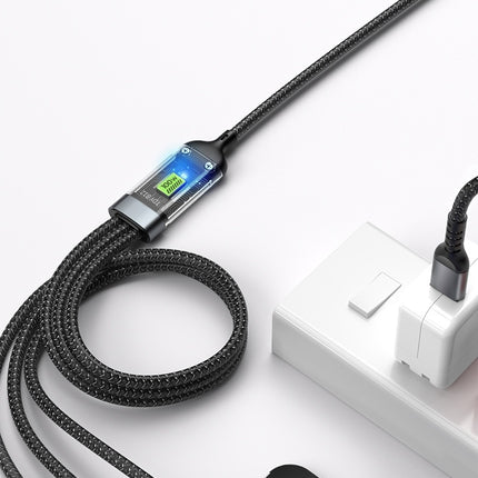 Three-in-one Mobile Phone With Light 6A Super Fast Charge Data Cable