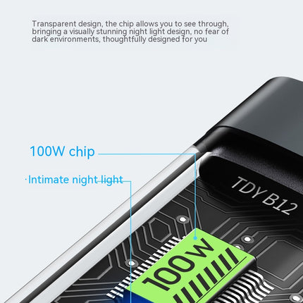 Three-in-one Mobile Phone With Light 6A Super Fast Charge Data Cable